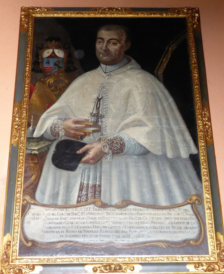PIntura del carmelità Francisco Battaller i Matolí