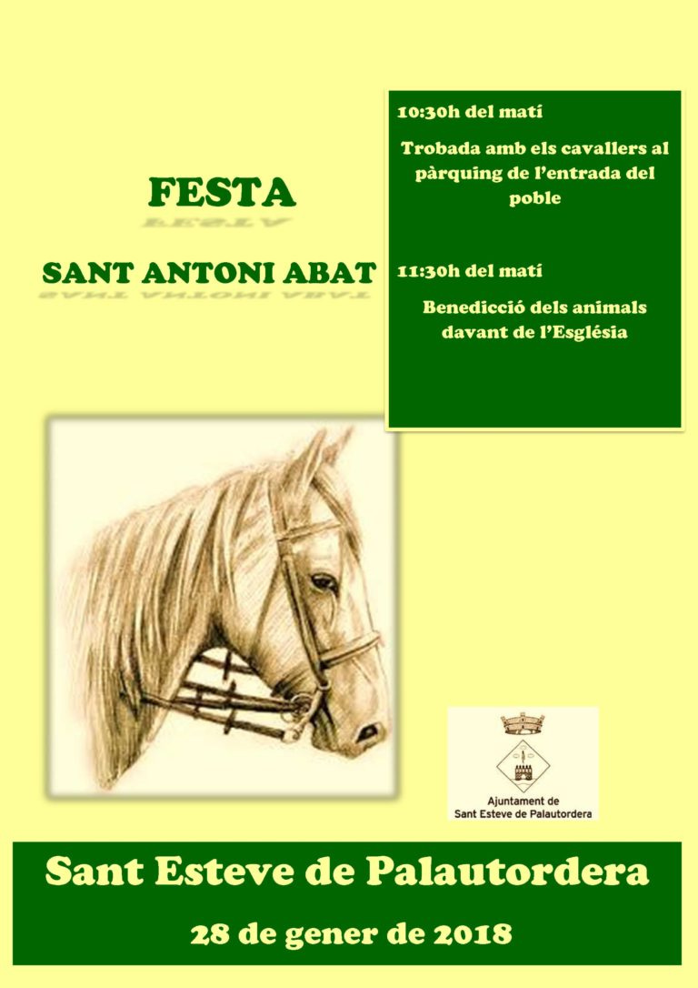 Cartell de la Festa de Sant Antoni 2019