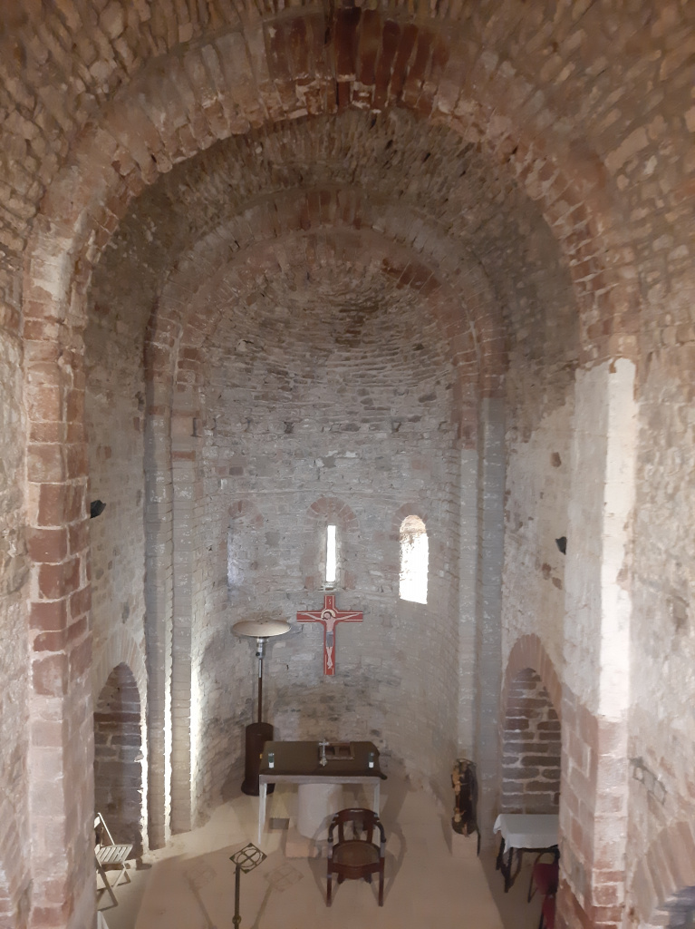 Interior de l'església. Fotografia any 2026