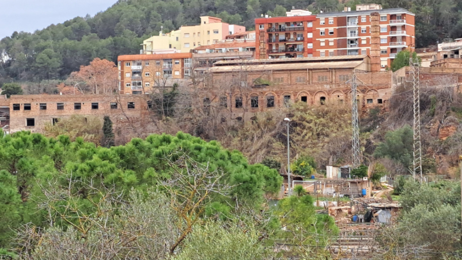 Vista general de la fàbrica.
