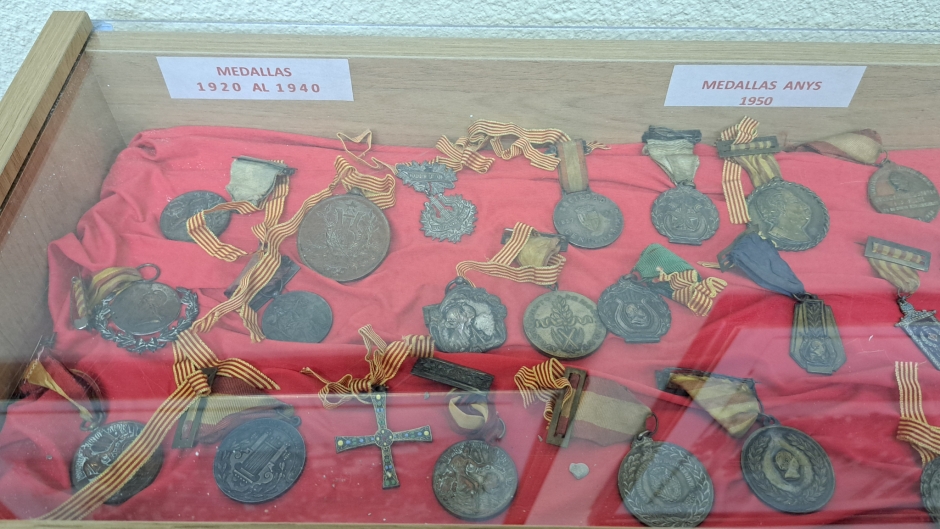 Col·lecció de medalles commemoratives. 