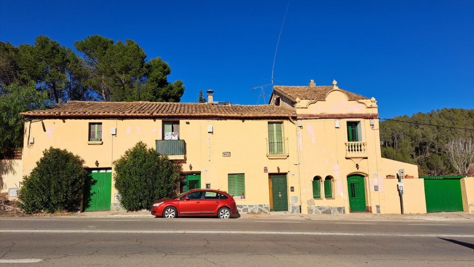 Vista del conjunt edificat. 