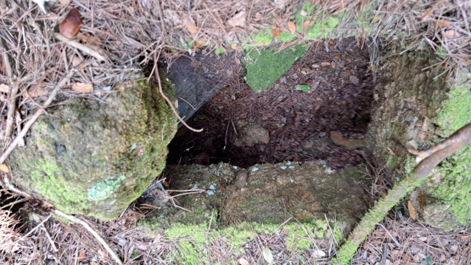 Detall del suport inferior de la graella.