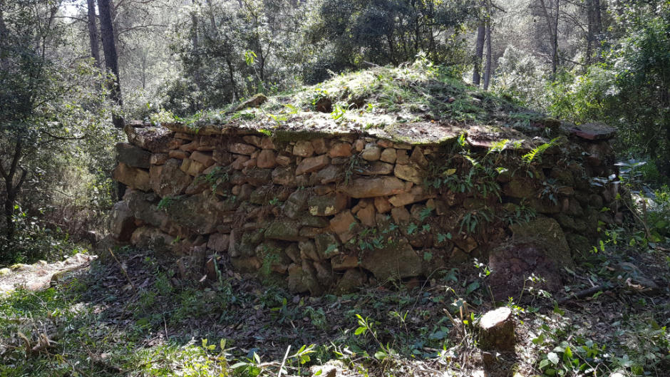Part posterior de la barraca. Foto: Fermín Fernández
