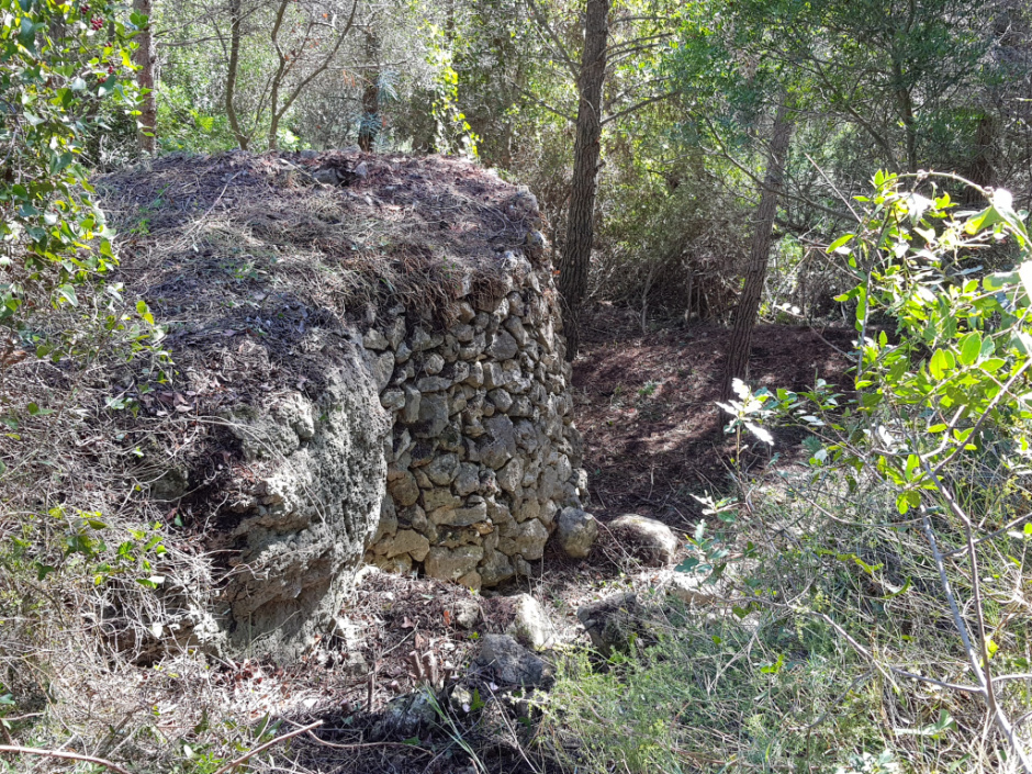 Part posterior de la barraca - Foto: Fermín Fernández 