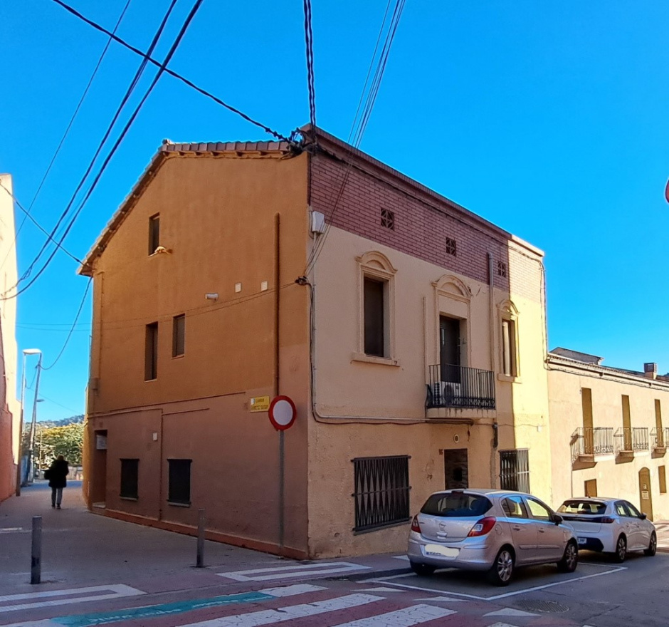 Detall del volum de l'edificació.