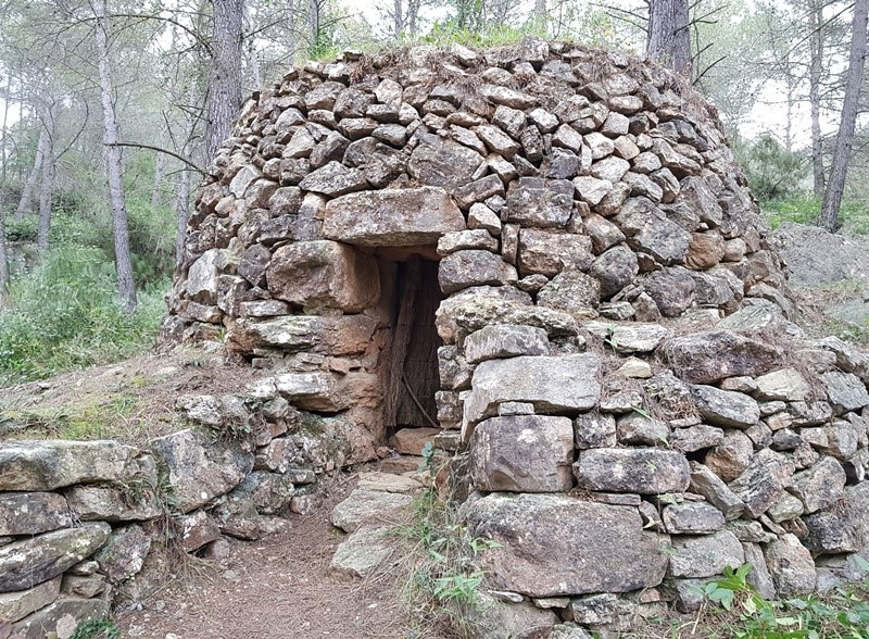 Vista general de la barraca i del seu entorn. Foto: Fermín Fernández
