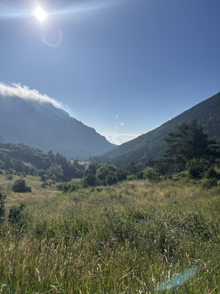 Paratge que es troba al costat ramader al seu pas per davant del poble de Peguera