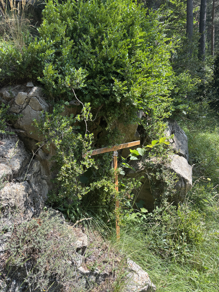 Vista de la font de la Capucha