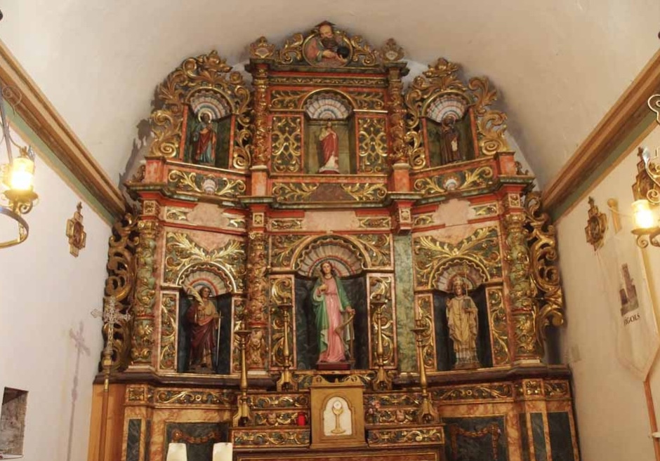 Imatge del retaule de Santa Cecília de Fígols