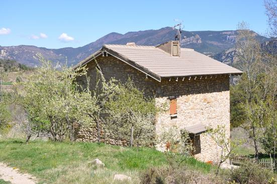 Imatge de la teulada a doble vessant del cos principal de l'edifici