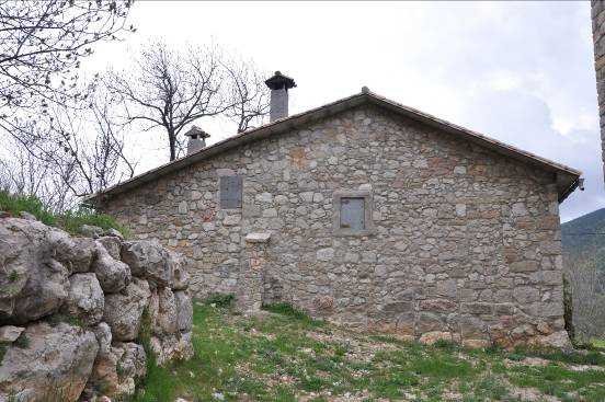 Part del darrere de la casa