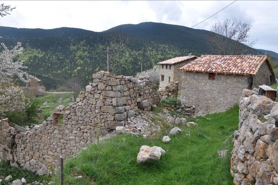 Vista posterior del conjunt arquitectònic