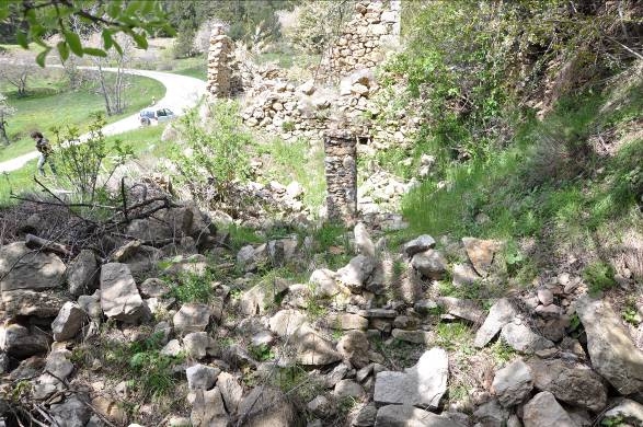 Vista del pilar central de la païssa 