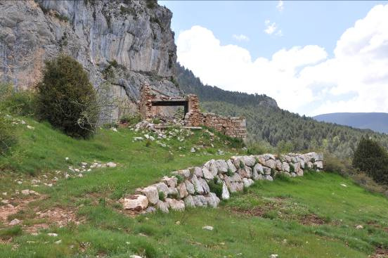 Imatge panoràmica de les restes del Ferrús