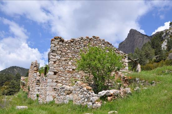 Parets existents de la masia