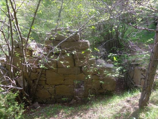 Paret interior del conjunt arquitectònic