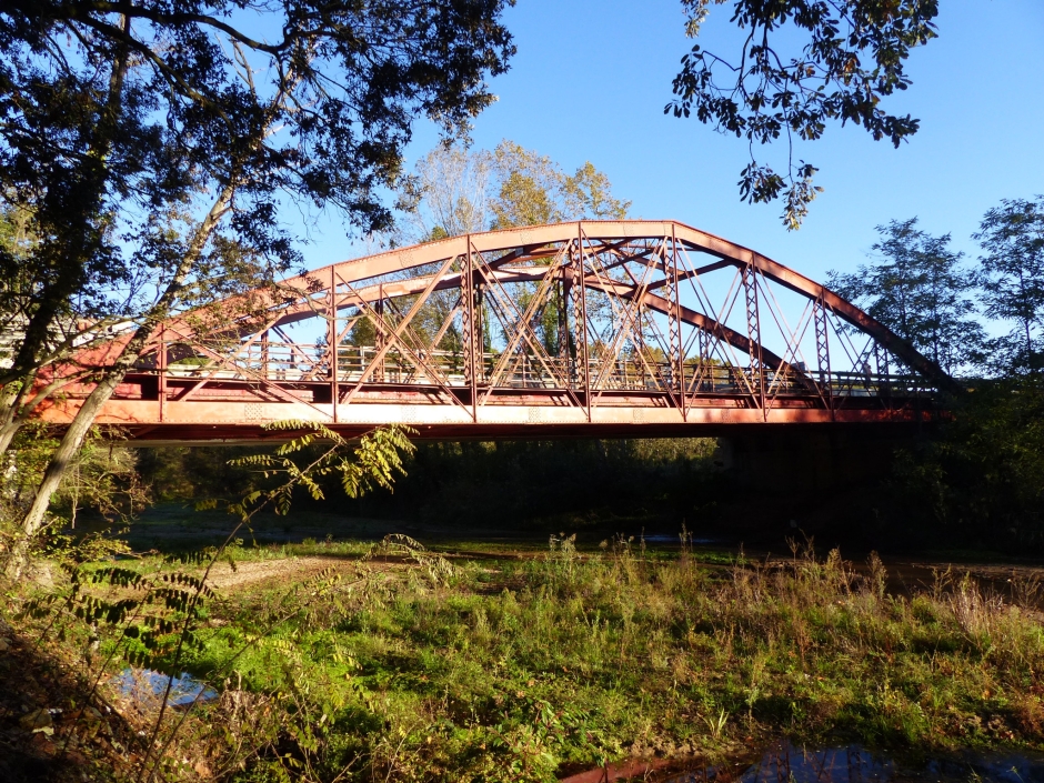 Pont de la Riera de Santa Coloma. Foto de detall