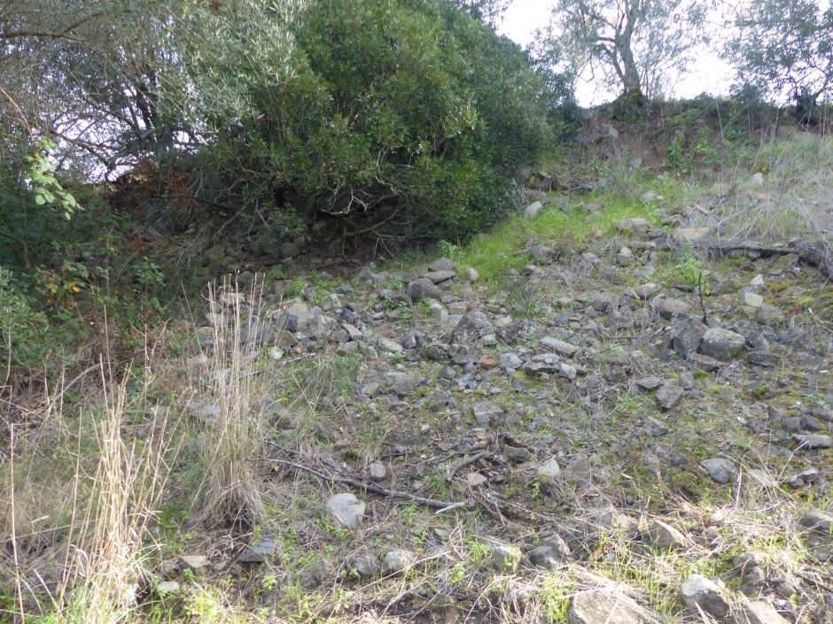 Restes de l'ermita de Sant Corneli.