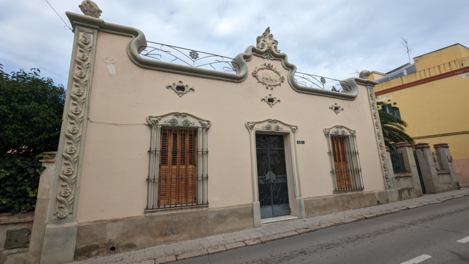 Façana d'entrada de la casa