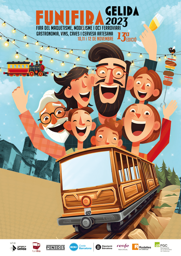 Font: Ajuntament de Gelida. Cartell de la Funifira 2023