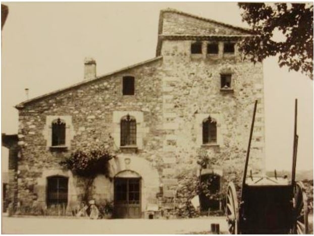 Can Bassa a principis de segle XX (Arxiu municipal de Granollers)