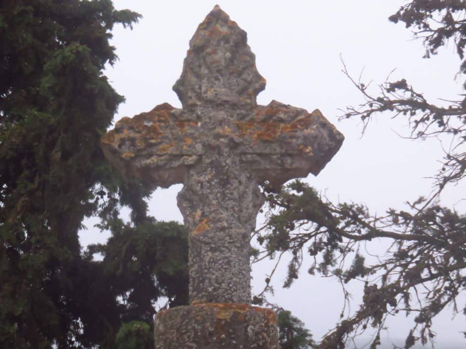 Detall de la decoració de la creu
