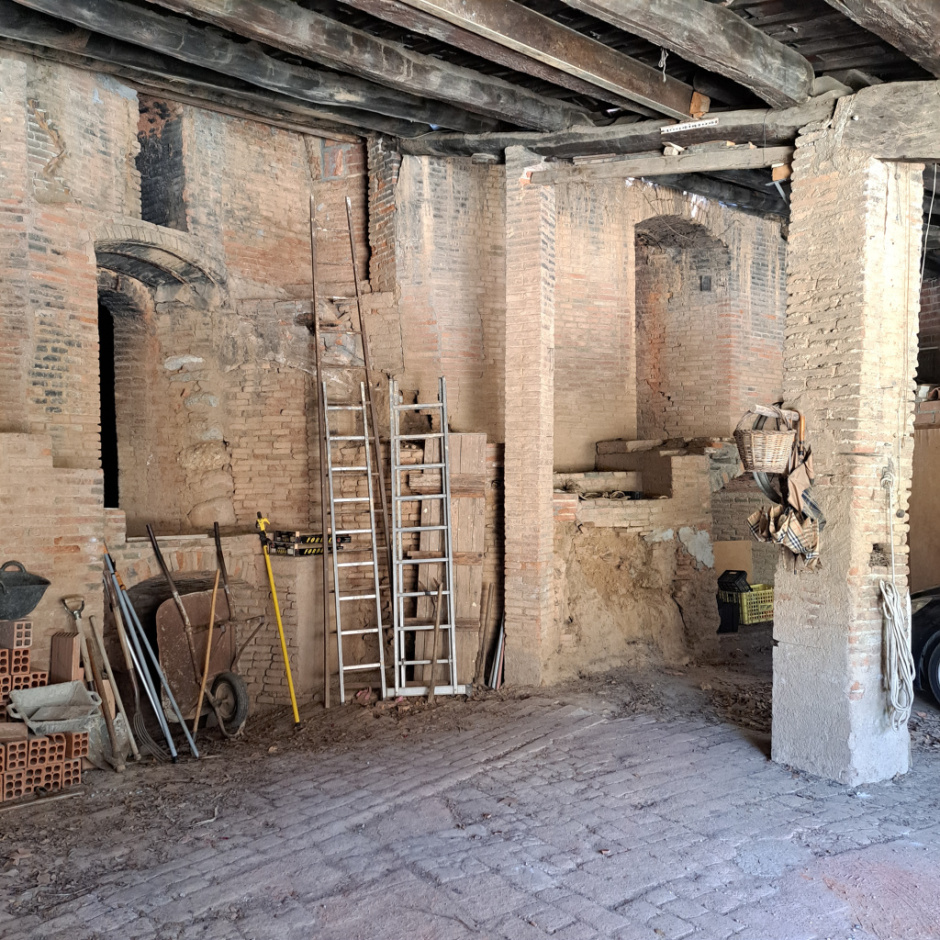 Vista dels dos forns