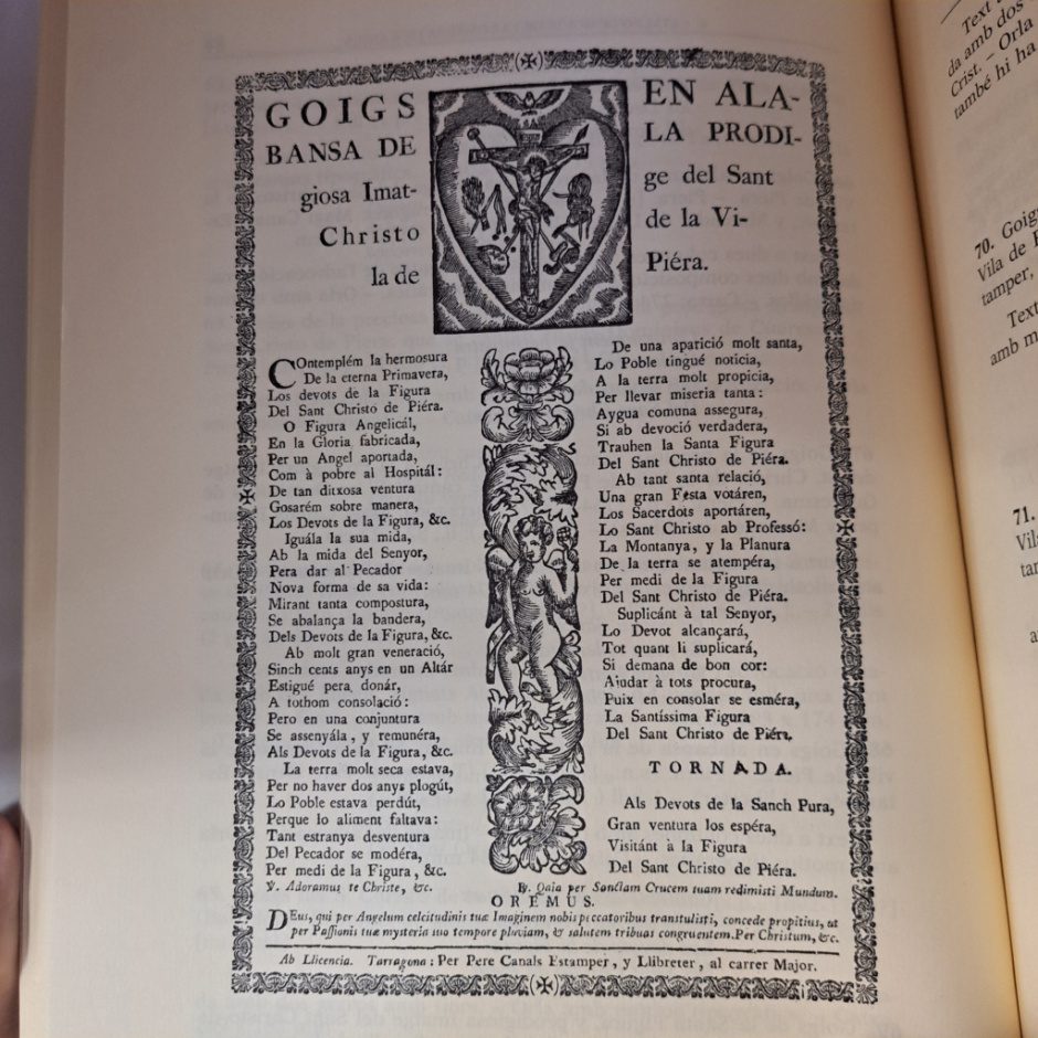 Font: Llibre Goigs de la comarca de l'Anoia