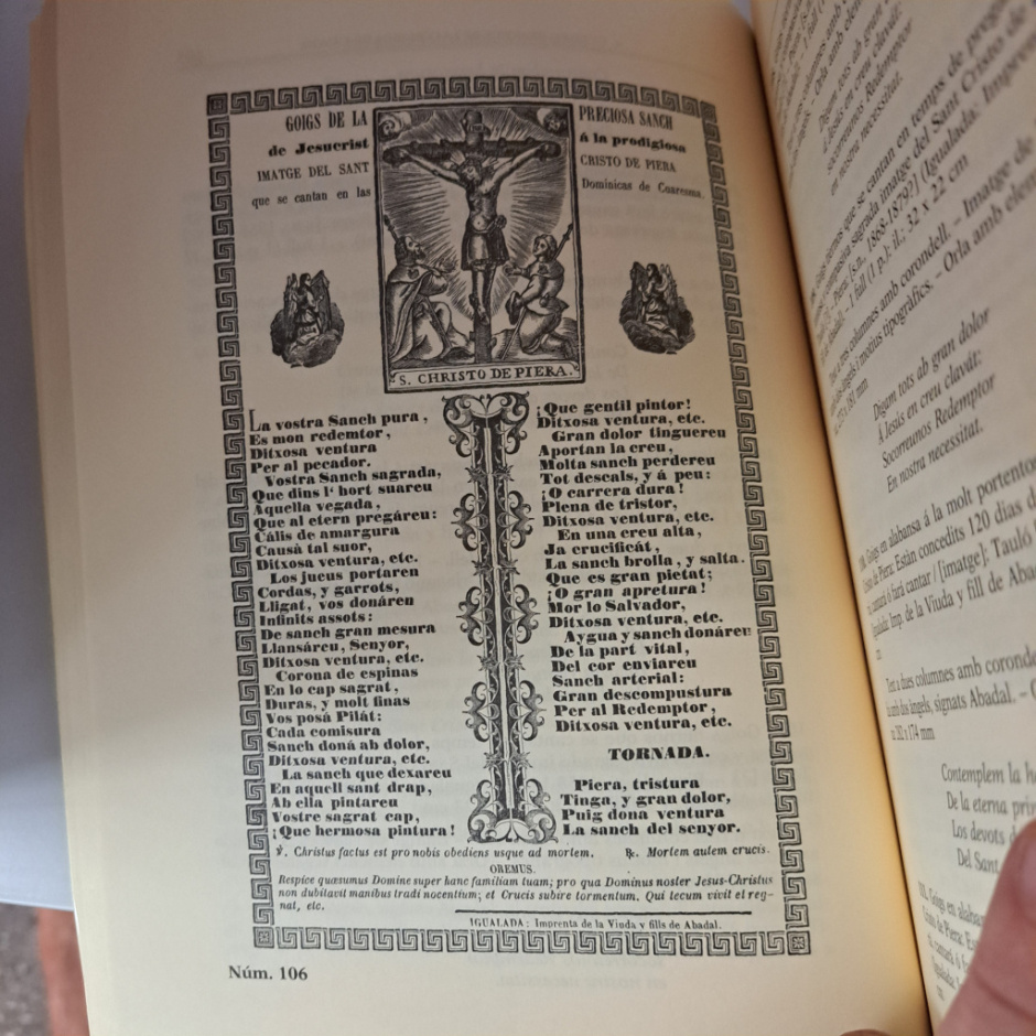 Font: Llibre Goigs de la comarca de l'Anoia