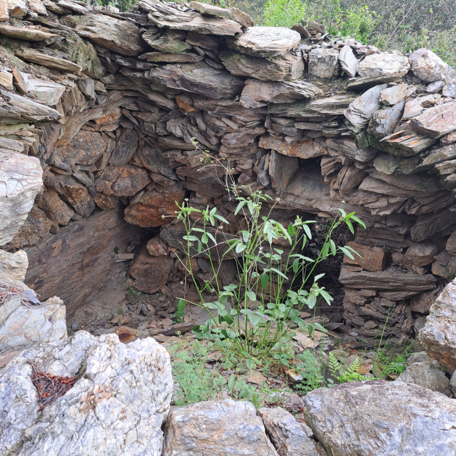 Detall de la volta esfondrada