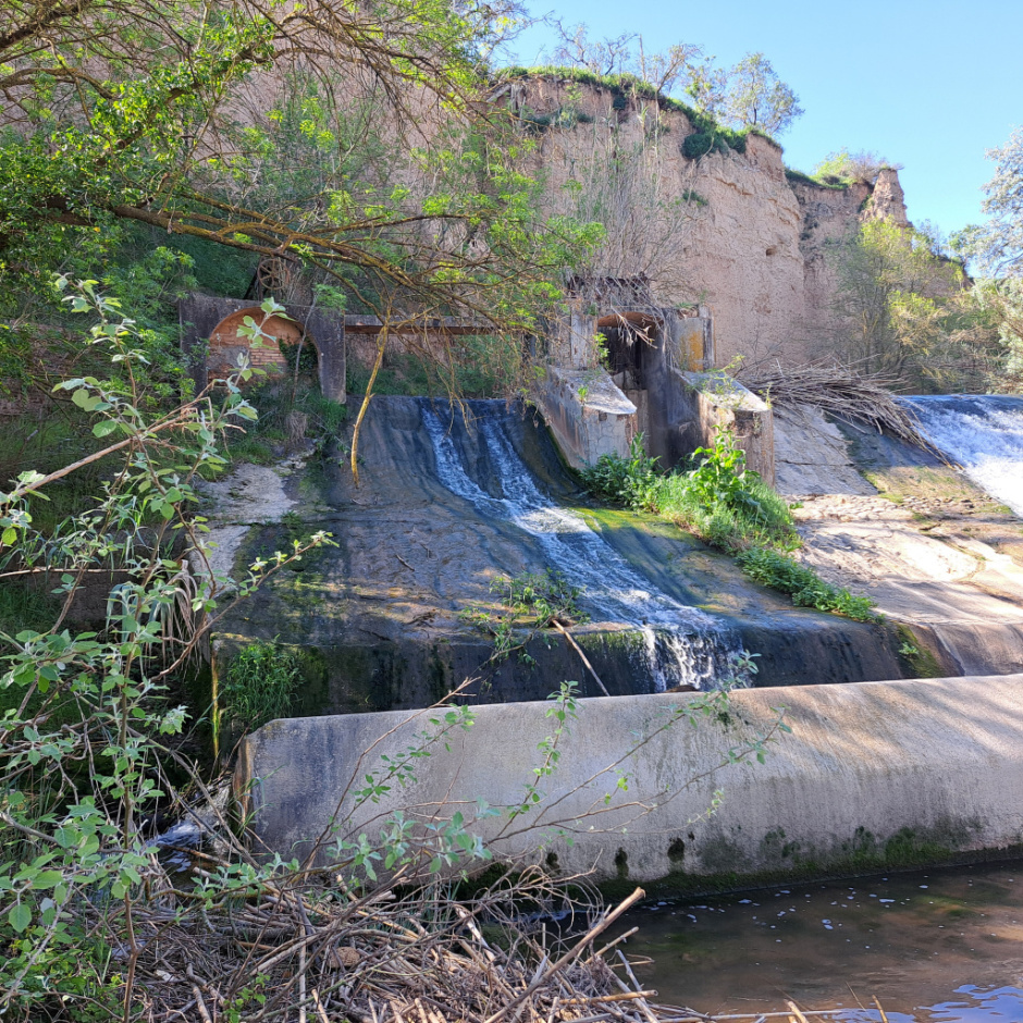 Detall de la resclosa