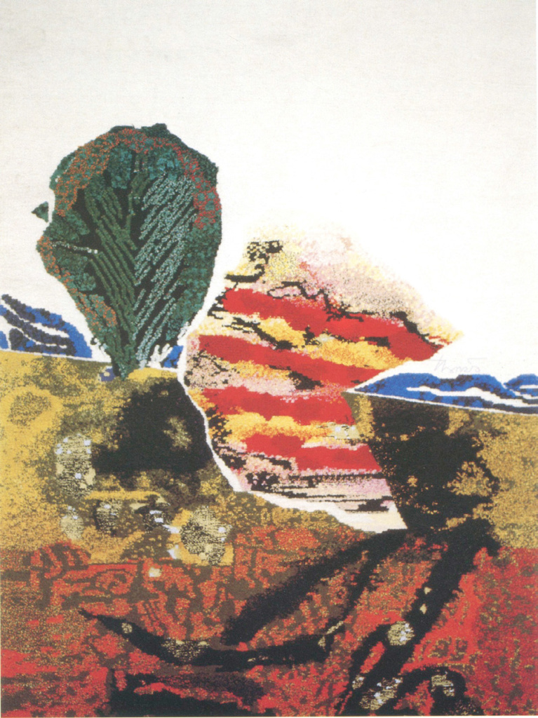 El tapís de Pineda, J. J. Tharrats, 1990. Font: Ajuntament de Pineda de Mar.