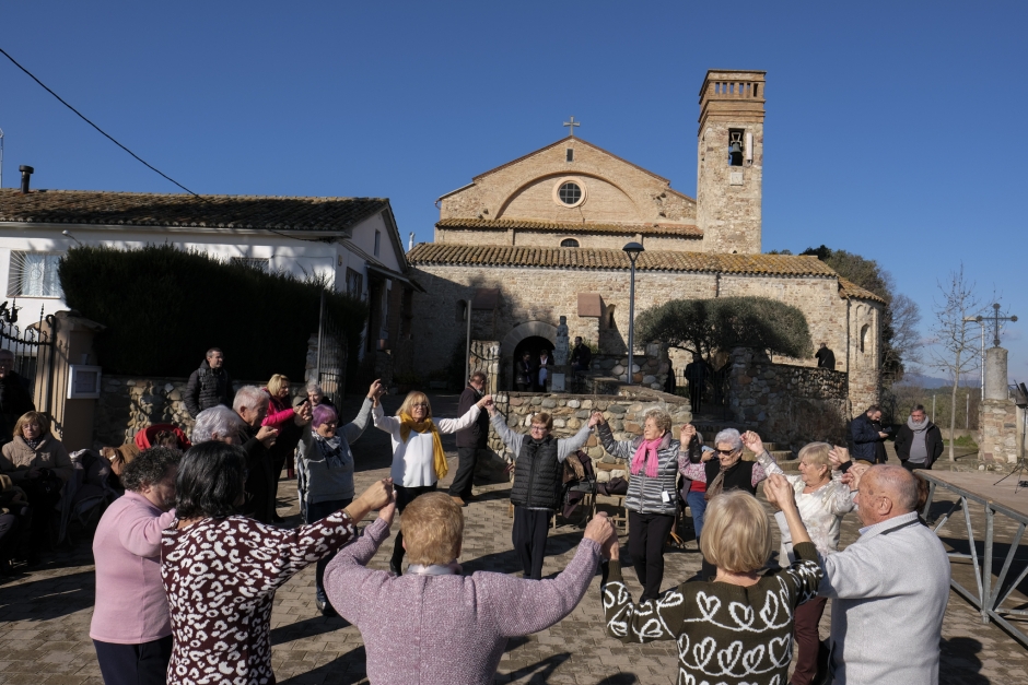 Ball de Sardanes al Passeig de l'Església, 2019. Foto de Josep Cano. Ajuntament de Polinyà.