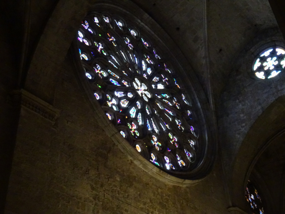 Rosassa de l'església del monestir de Sant Cugat del Vallès