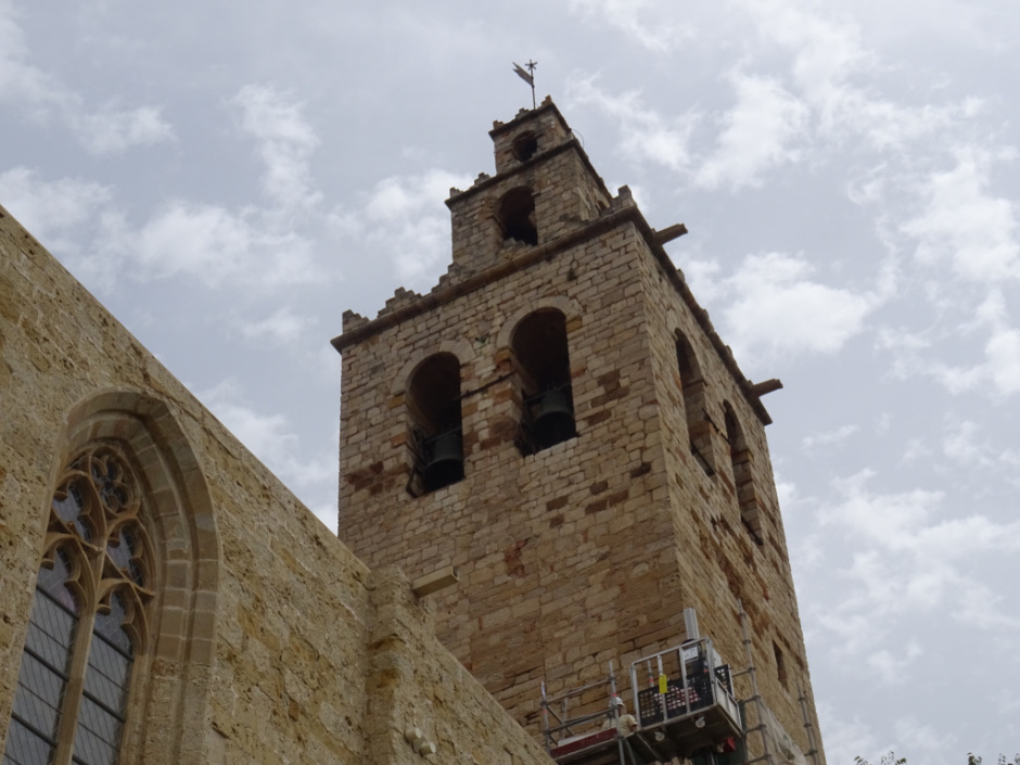 Campanar de l'església del monestir de Sant Cugat del Vallès
