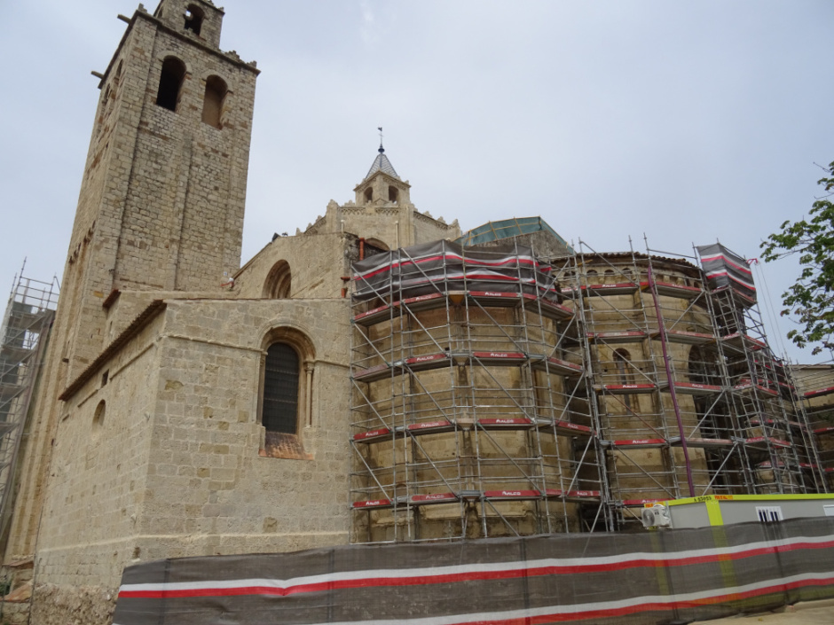 Absis de l'església del monestir de Sant Cugat del Vallès