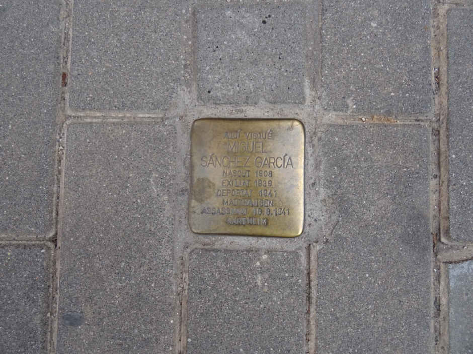 Stolpersteine de Miguel Sánchez García