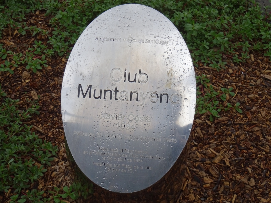 Placa informativa del monument