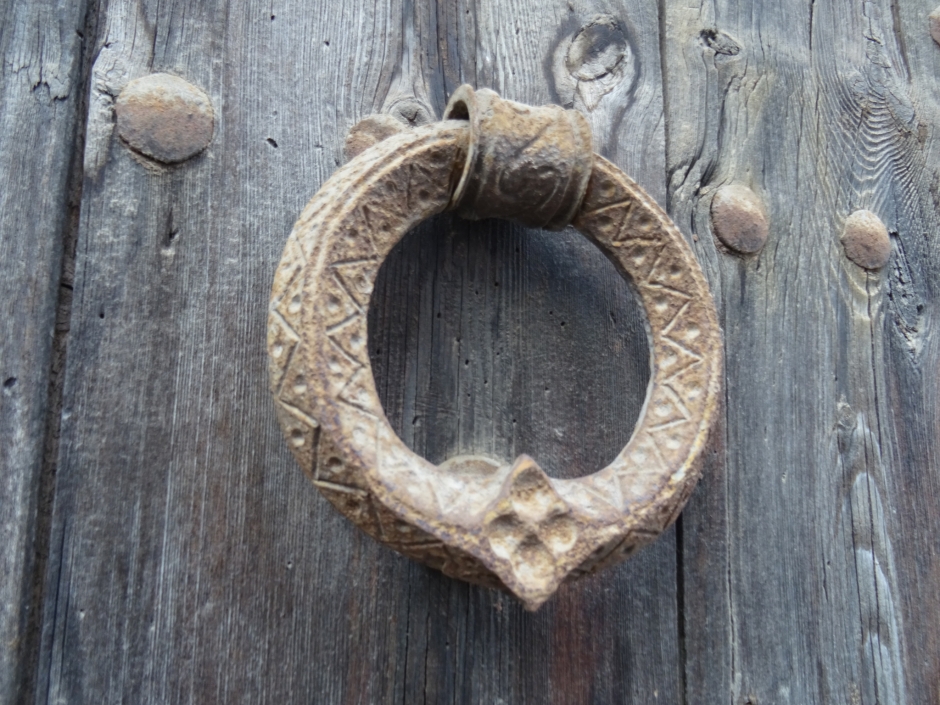 Picaport del portal de Ca l'Eugeni.