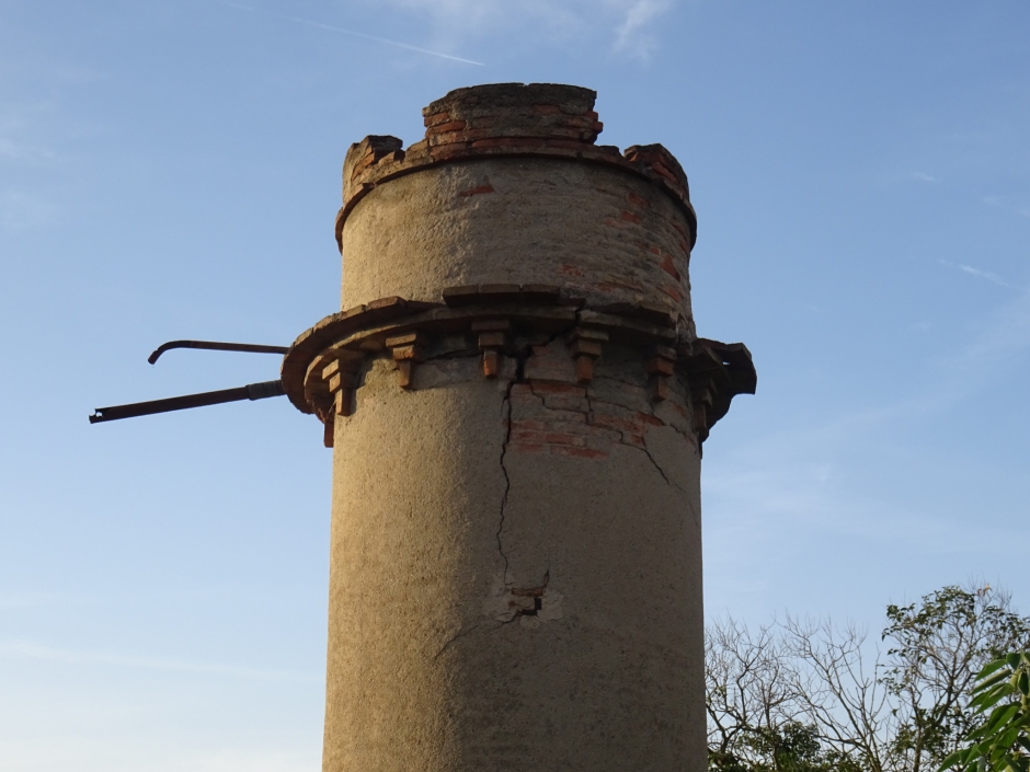 Part superior del Molí de vent de l'avinguda Volpelleres