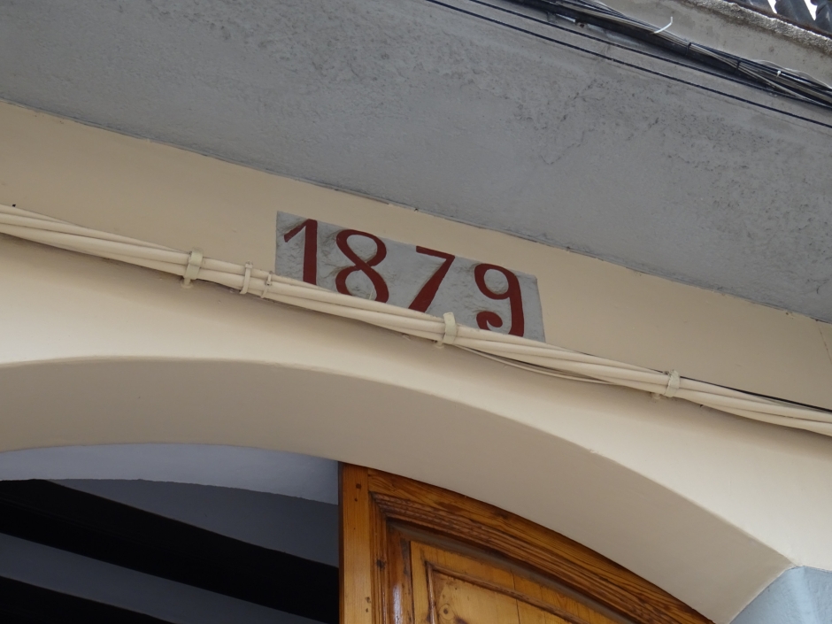 Any de la construcció de la casa del carrer Major número 14