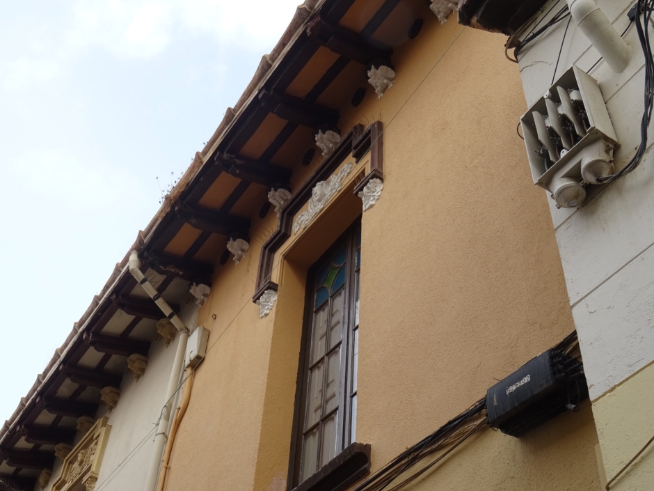 Primer pis de la casa del carrer Santa Maria número 35.