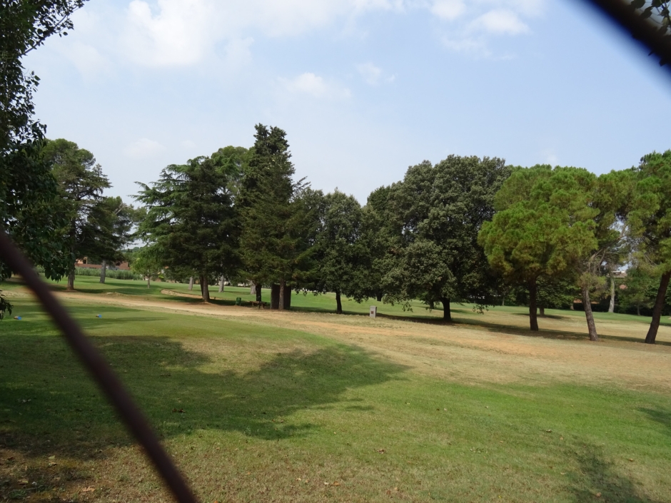 Fotografia del camp de Golf de Sant Cugat.