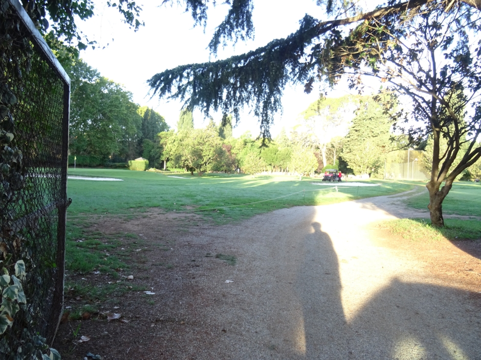 Fotografia del camp de Golf de Sant Cugat.