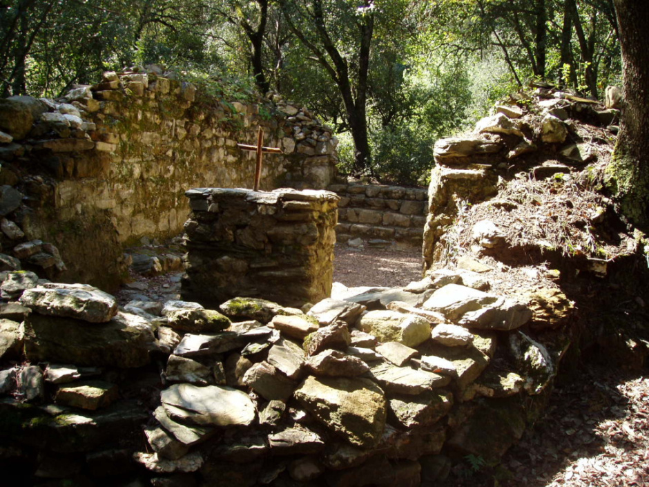 Antiga església de Sant Vicenç del Bosc (Ajuntament de Sant Cugat, any 2008).