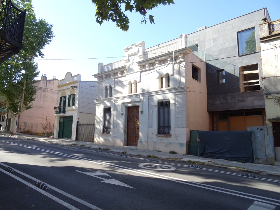 Façana principal de la Casa Boixader.