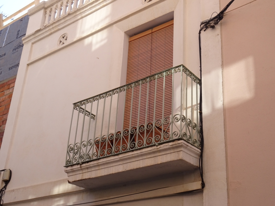 Balcó de la casa del carrer dels Marges número 14.