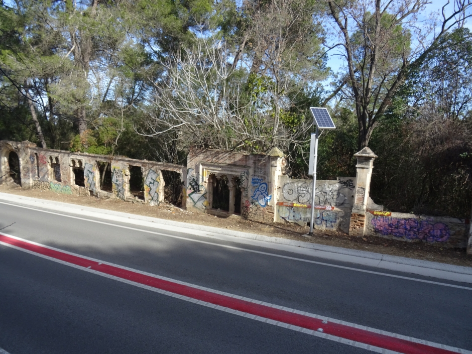Tanca del Casino de la Rabassada.
