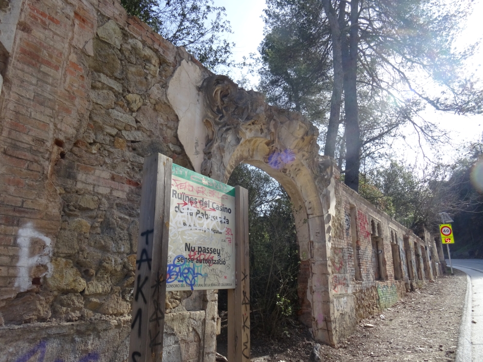 Tanca del Casino de la Rabassada.